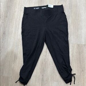 2 for 20$ NWT Sonoma Black Leggings with Ruched Ankle Detail